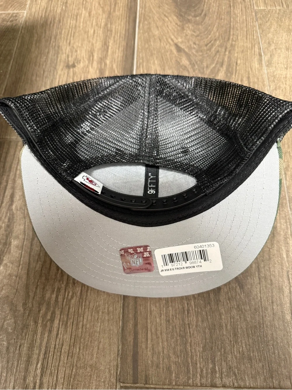 9fifty Kansas City Chiefs Camo Trucker Hat - Red, Green, Brown, Black